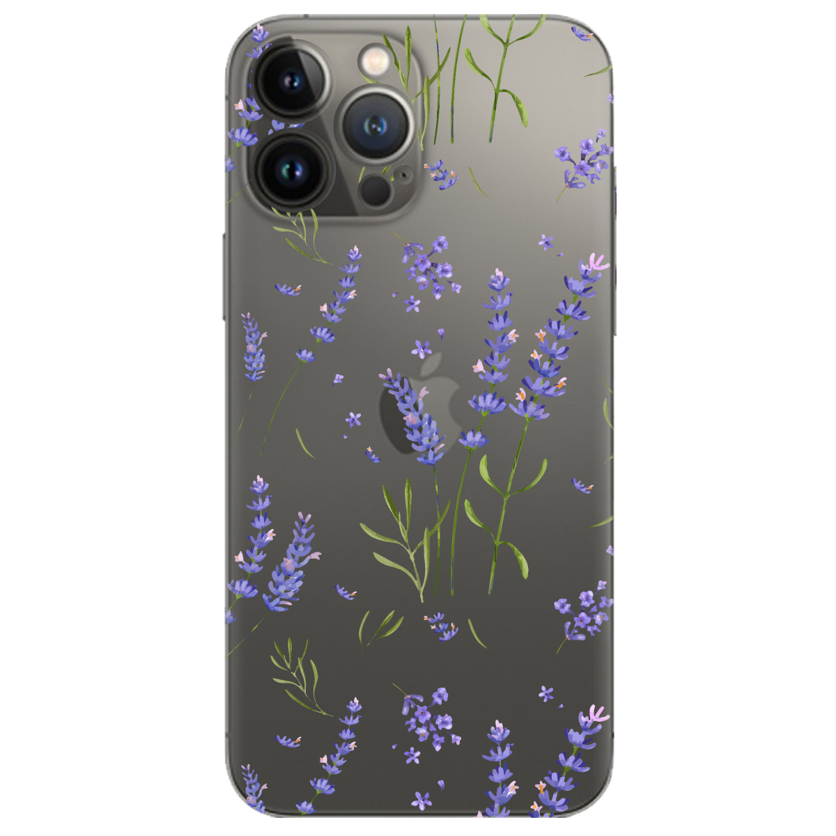 Чохол для Apple iPhone 13 Pro прозорий Lavender - фото 1 - Чохли для телефонів