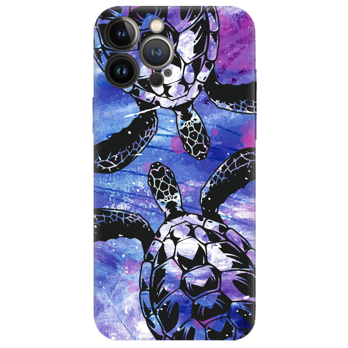 Чохол для Apple iPhone 13 Pro прозорий Turtles - фото 1 - Чохли для телефонів