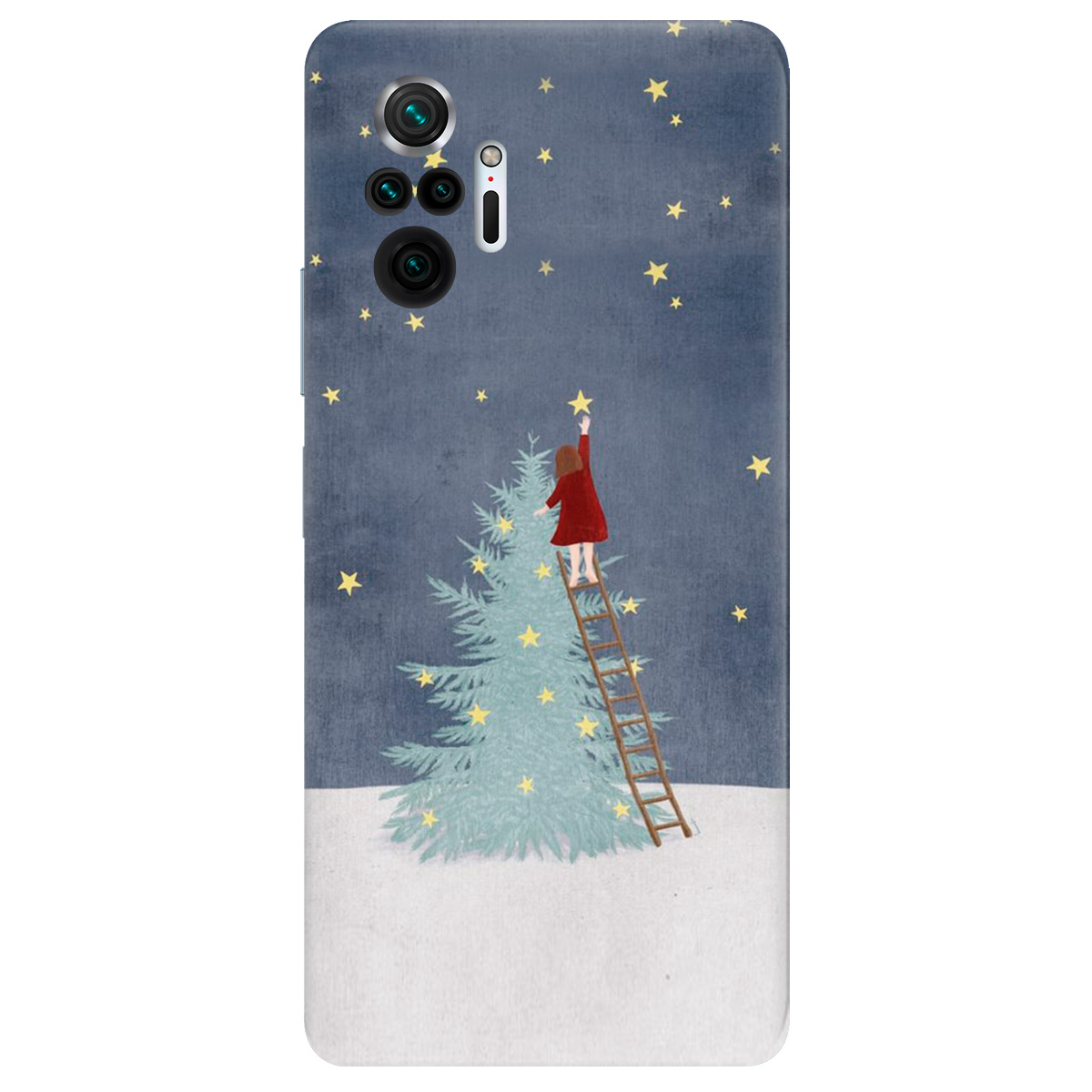 Чехол для Xiaomi Redmi Note 10 Pro прозрачный Girlwithstar - фото 1 - Чехлы для телефонов