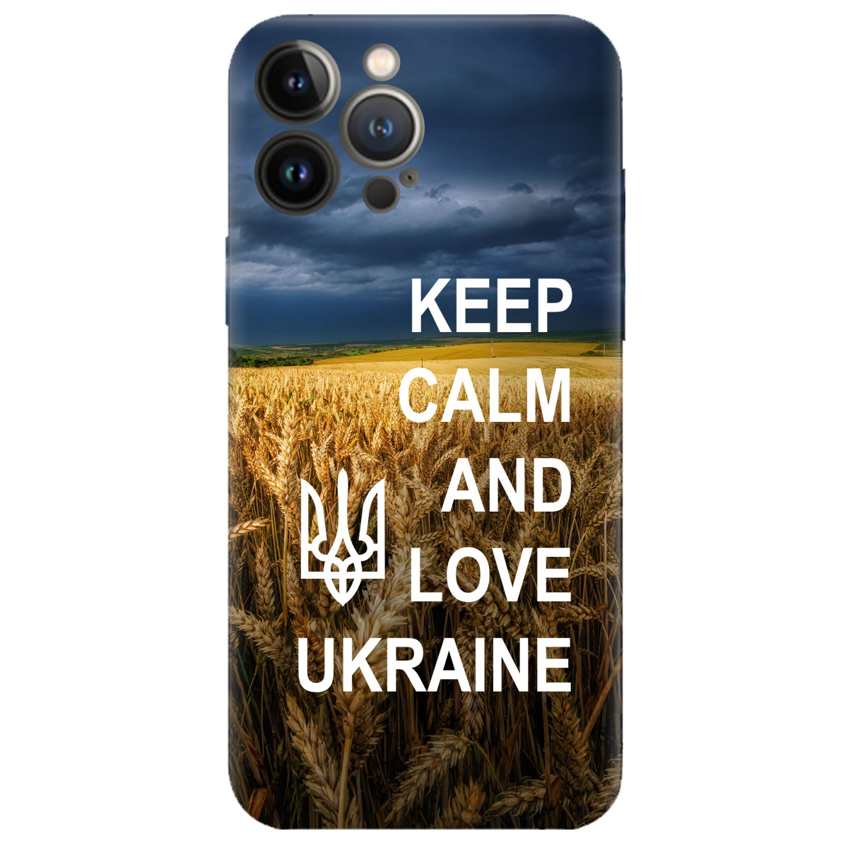 Чохол для Apple iPhone 13 Pro прозорий Keep calm - фото 1 - Чохли для телефонів