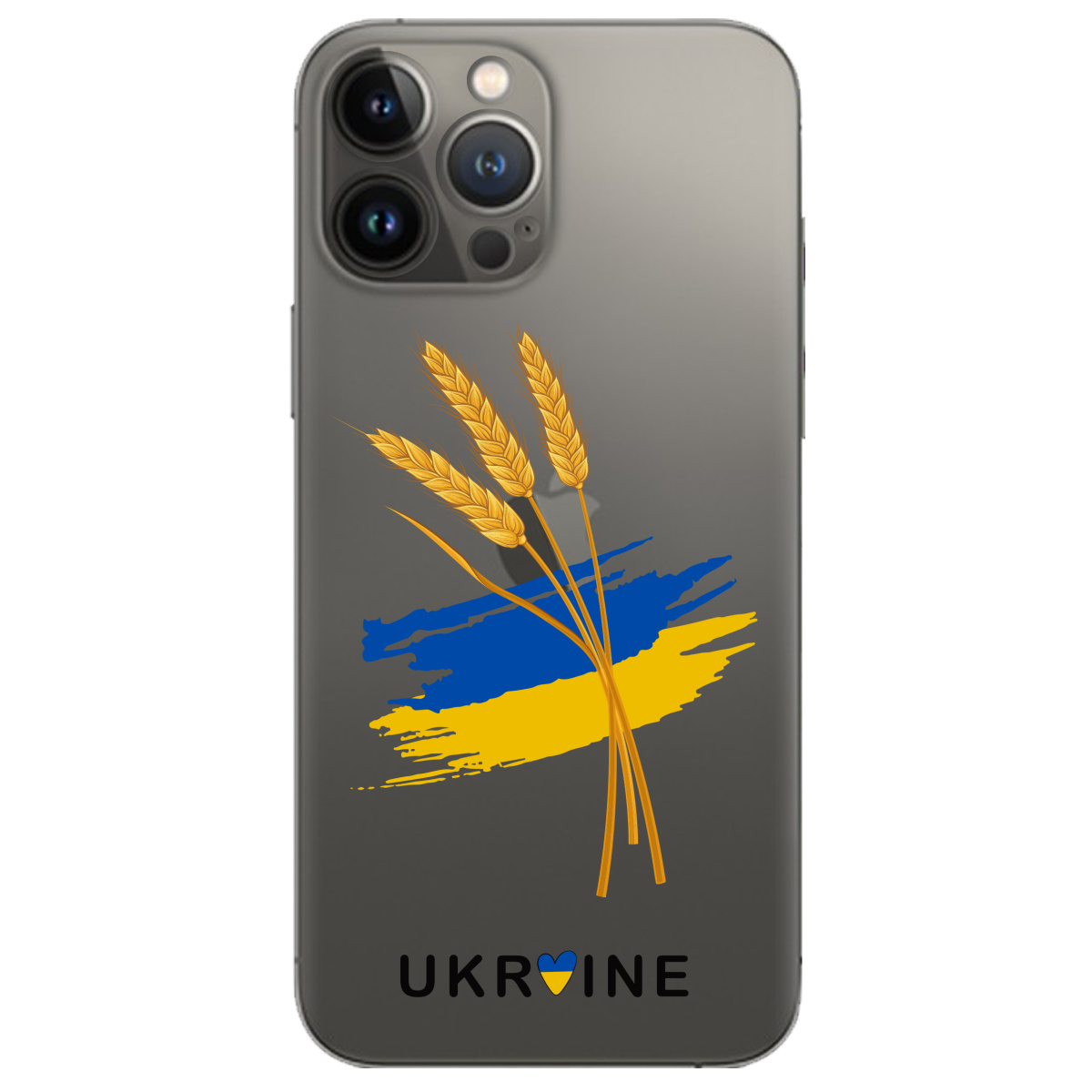 Чехол для Apple iPhone 13 Pro прозрачный Spikelets - фото 1 - Чехлы для телефонов