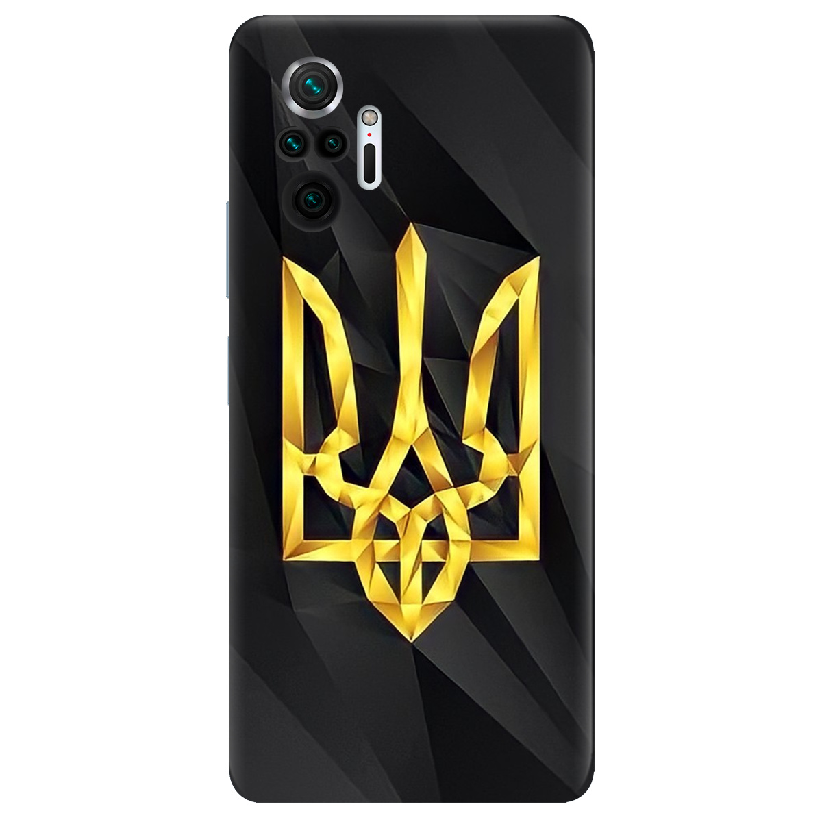 Чехол для Xiaomi Redmi Note 10 Pro прозрачный Символ України - фото 1 - Чехлы для телефонов