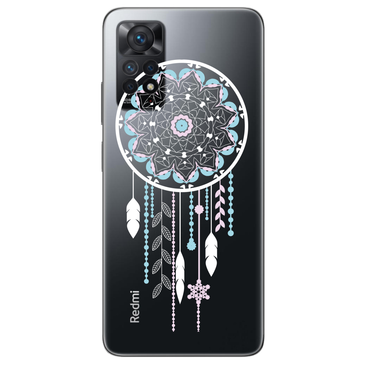 Чехол для Xiaomi Redmi Note 11 Pro прозрачный Ловец снов - фото 1 - Чехлы для телефонов