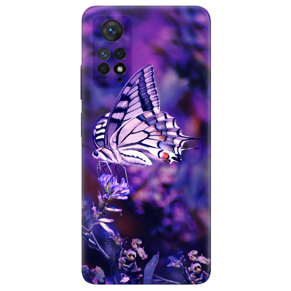 Чехол для Xiaomi Redmi Note 11 Pro прозрачный Farfalla - фото 1 - Чехлы для телефонов