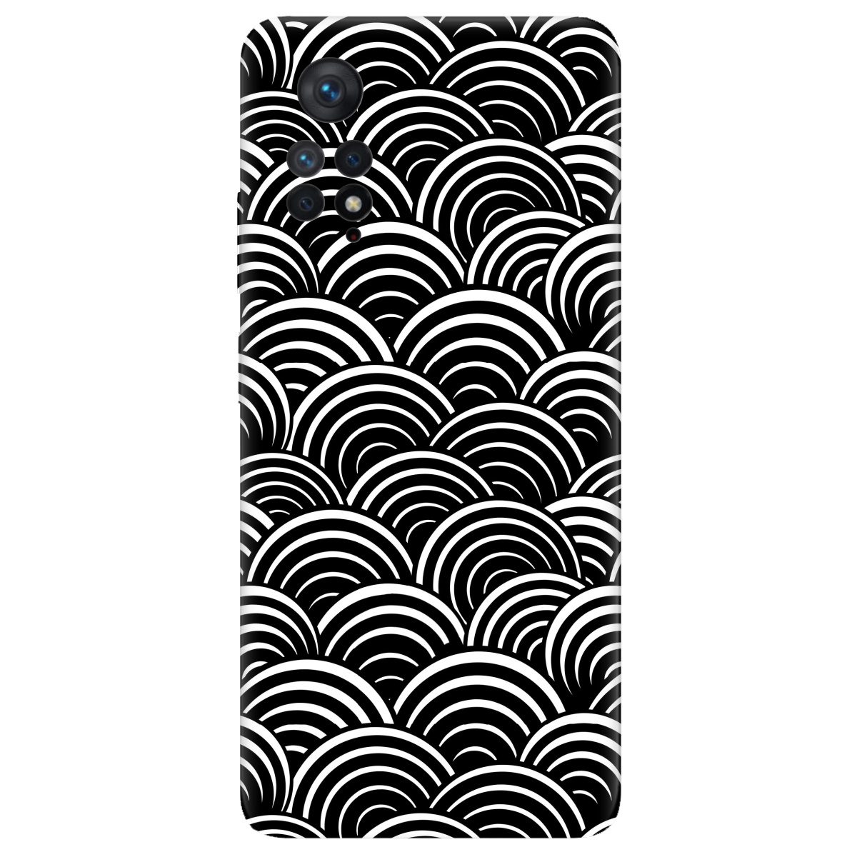 Чехол для Xiaomi Redmi Note 11 Pro прозрачный Waves - фото 1 - Чехлы для телефонов