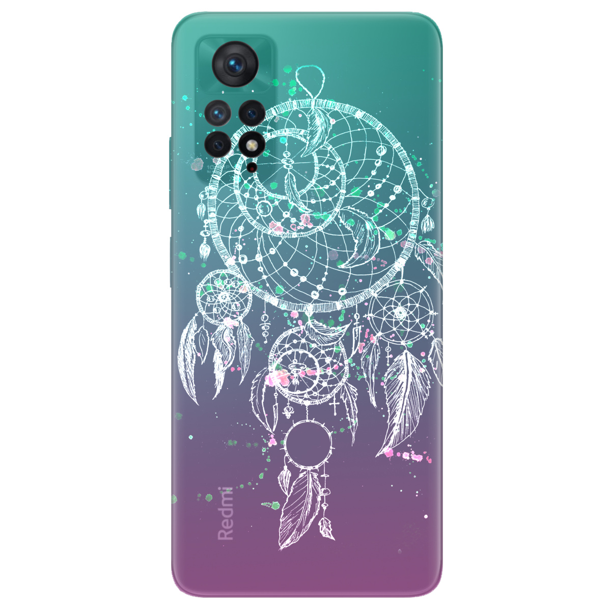 Чехол для Xiaomi Redmi Note 11 Pro прозрачный Dreams - фото 1 - Чехлы для телефонов