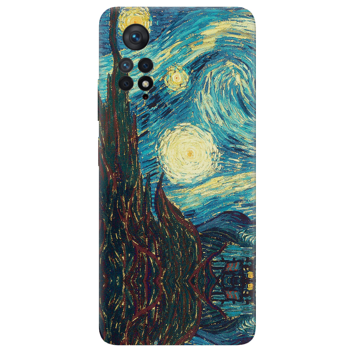 Чохол для Xiaomi Redmi Note 11 Pro прозорий Starry Night - фото 1 - Чохли для телефонів