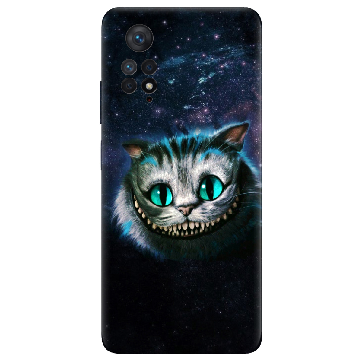 Чохол для Xiaomi Redmi Note 11 Pro прозорий Cheshire Cat - фото 1 - Чохли для телефонів