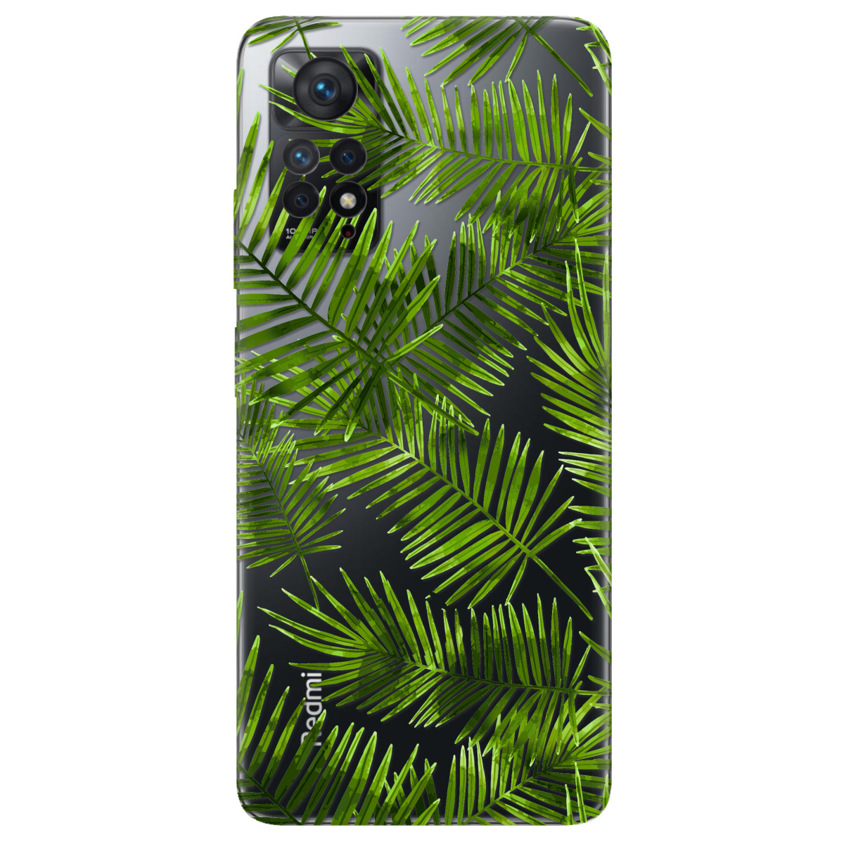 Чохол для Xiaomi Redmi Note 11 Pro прозорий Palm - фото 1 - Чохли для телефонів