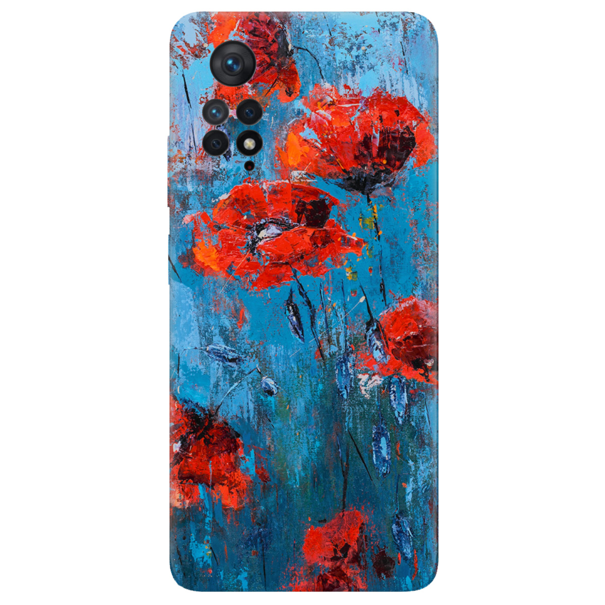 Чехол для Xiaomi Redmi Note 11 Pro прозрачный Maki - фото 1 - Чехлы для телефонов