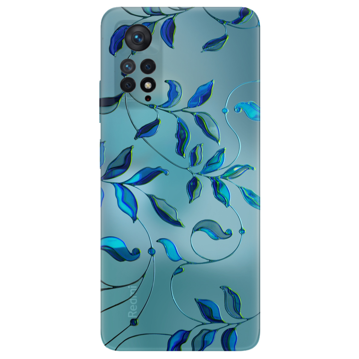 Чехол для Xiaomi Redmi Note 11 Pro прозрачный Witraz - фото 1 - Чехлы для телефонов