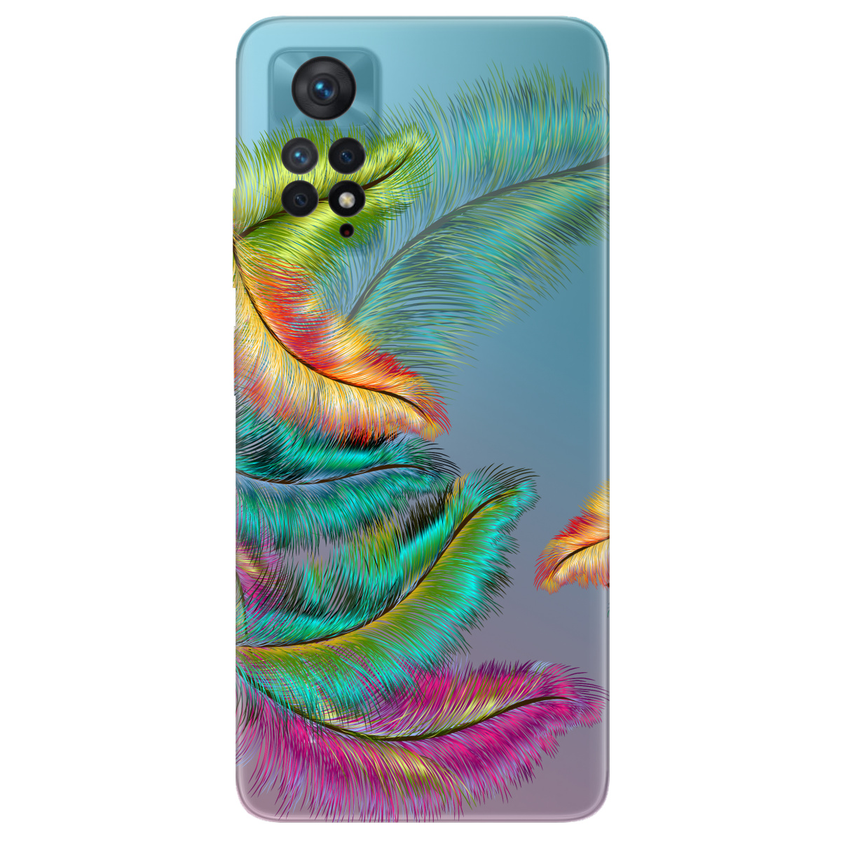 Чехол для Xiaomi Redmi Note 11 Pro прозрачный Fluff - фото 1 - Чехлы для телефонов