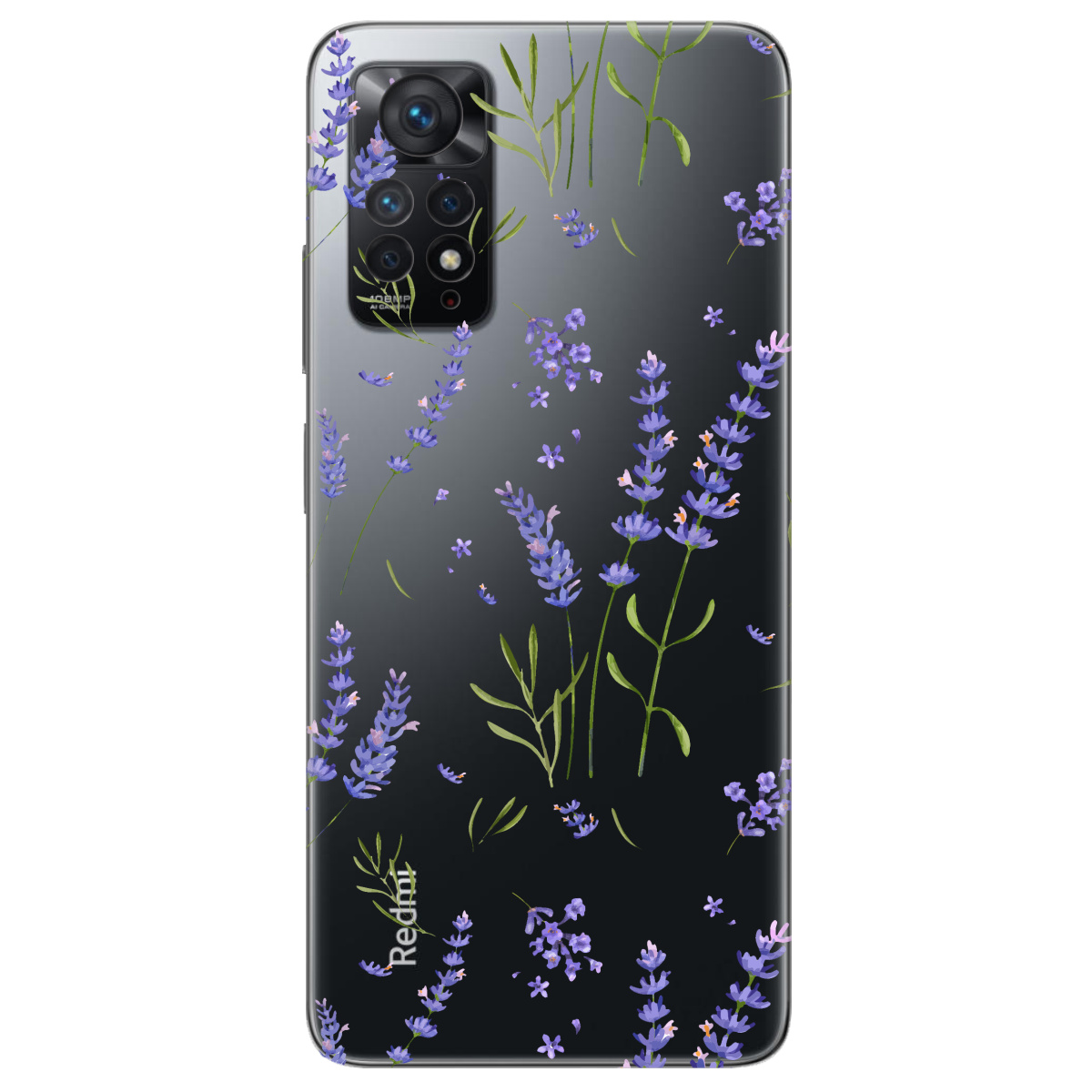 Чехол для Xiaomi Redmi Note 11 Pro прозрачный Lavender - фото 1 - Чехлы для телефонов