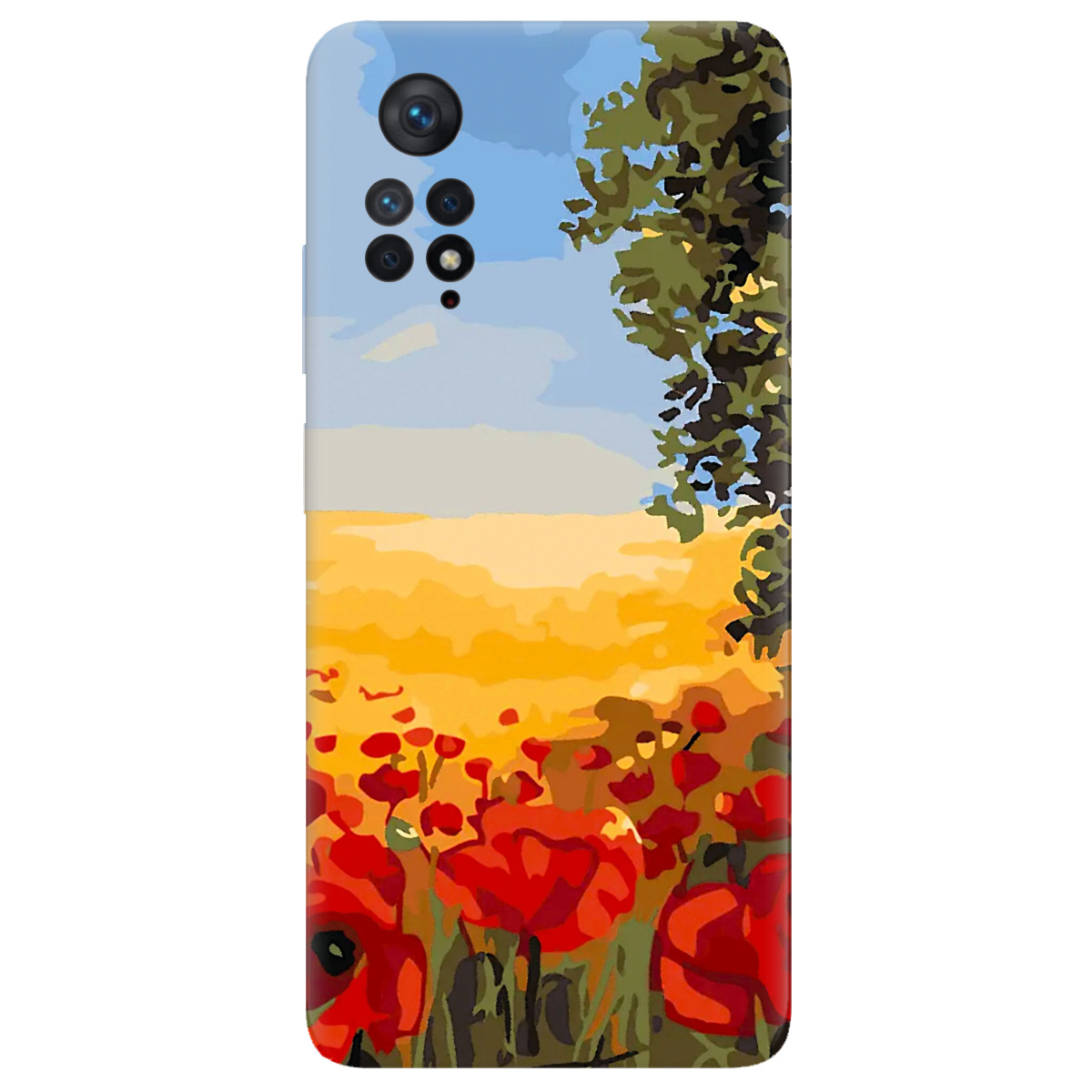 Чехол для Xiaomi Redmi Note 11 Pro прозрачный Рідна моя Україна - фото 1 - Чехлы для телефонов