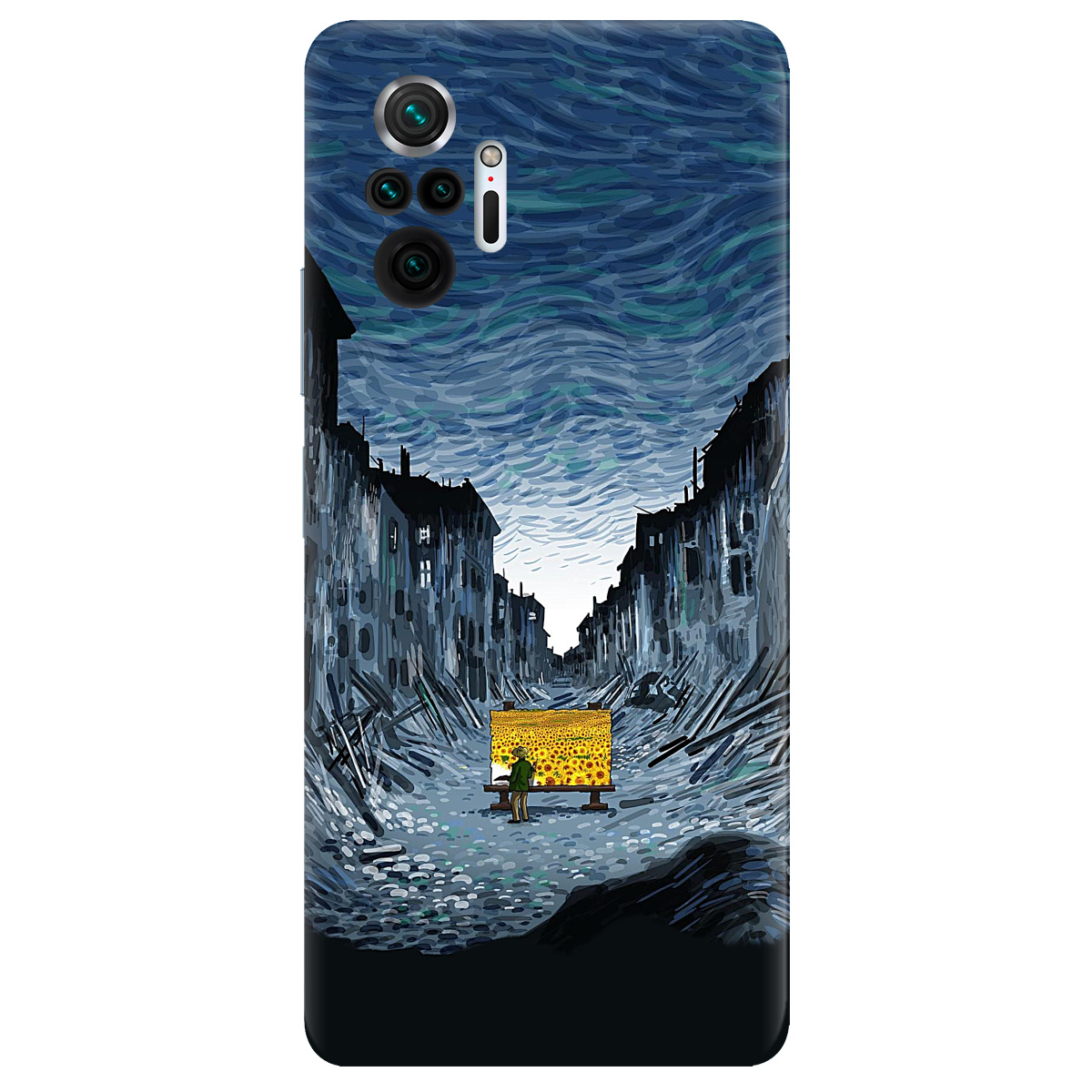 Чохол для Xiaomi Redmi Note 10 Pro прозорий Life - фото 1 - Чохли для телефонів