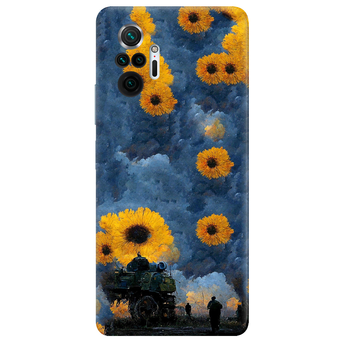 Чехол для Xiaomi Redmi Note 10 Pro прозрачный Зарево - фото 1 - Чехлы для телефонов