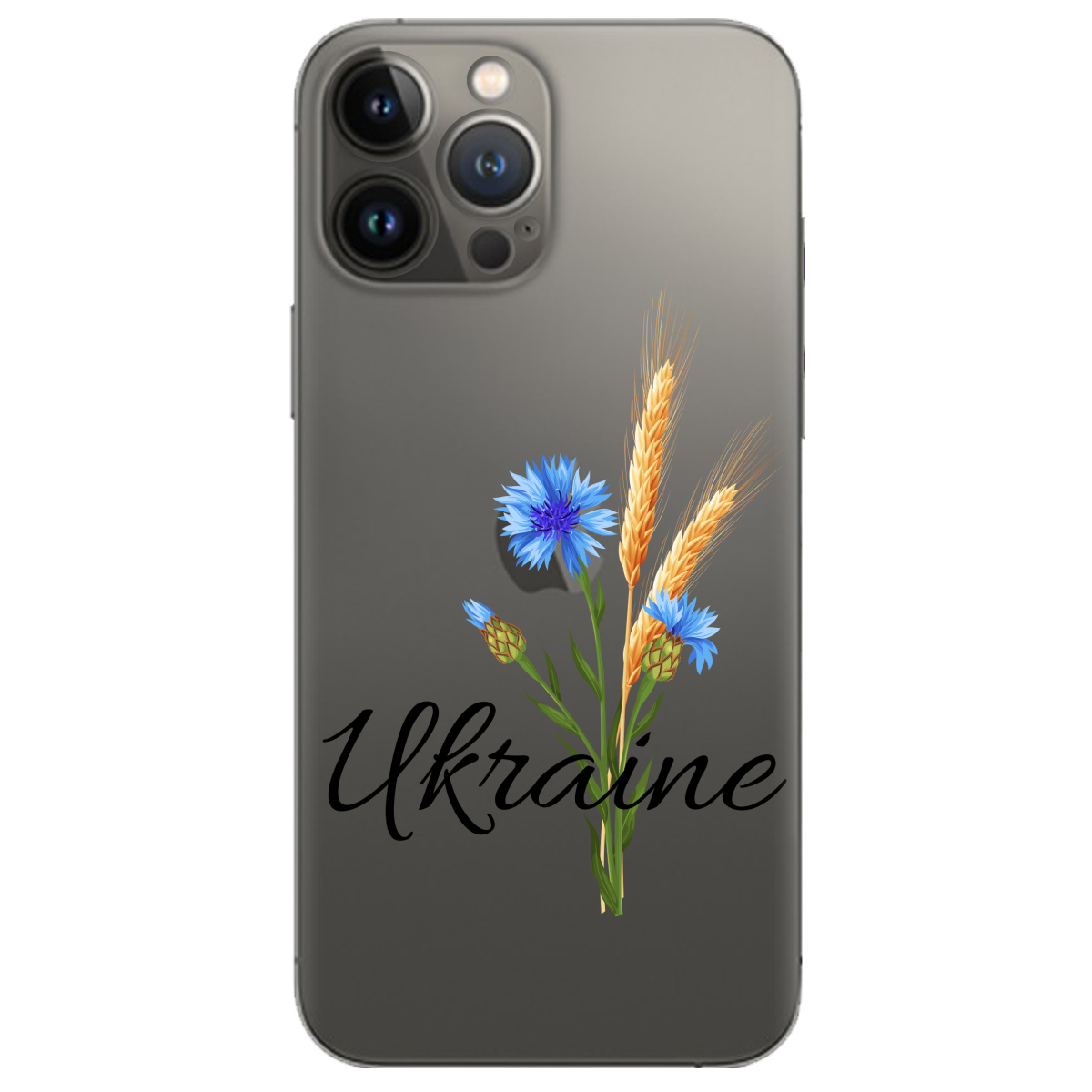 Чохол для Apple iPhone 13 Pro прозорий Незалежна Україна - фото 1 - Чохли для телефонів