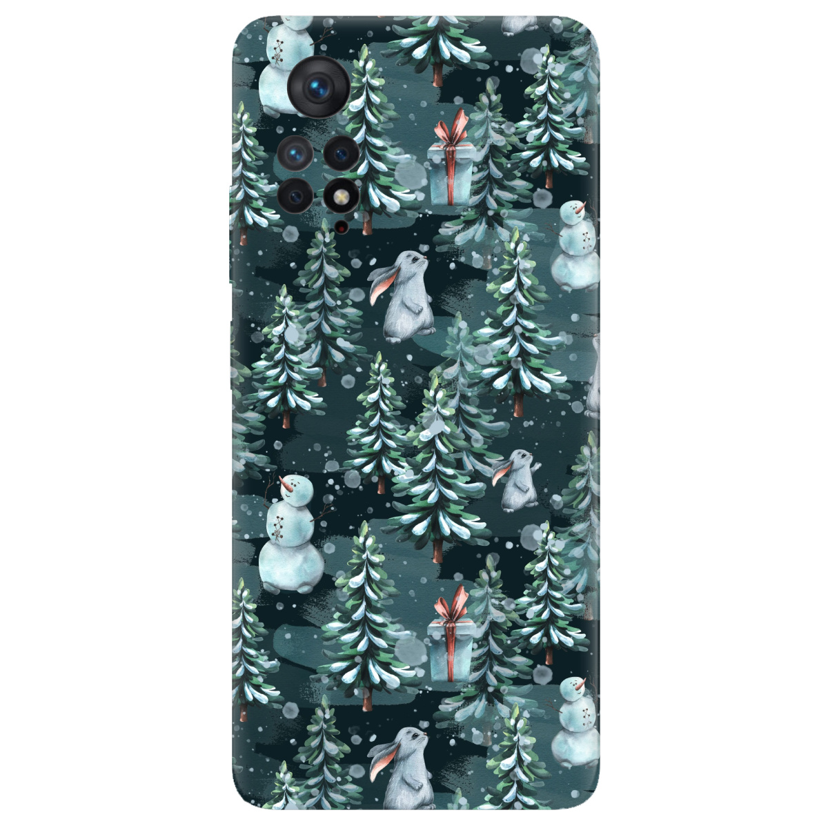 Чехол для Xiaomi Redmi Note 11 Pro прозрачный Winter forest - фото 1 - Чехлы для телефонов