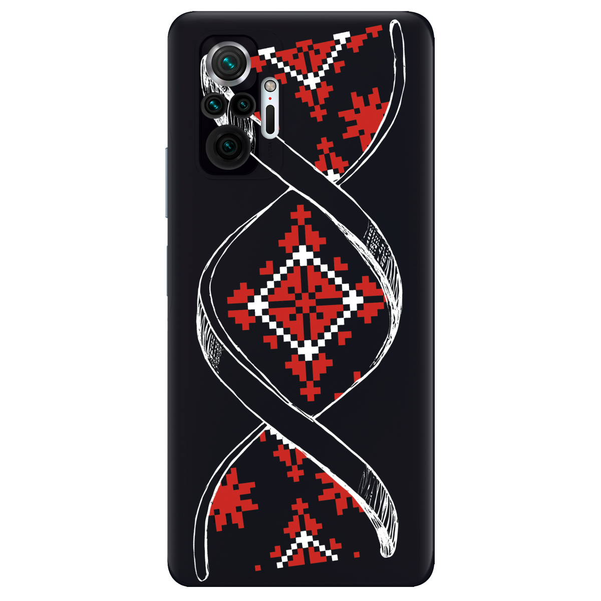 Чехол для Xiaomi Redmi Note 10 Pro прозрачный Код Нації - фото 1 - Чехлы для телефонов