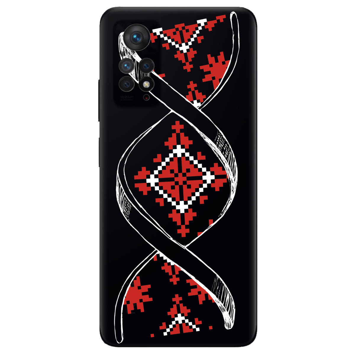 Чехол для Xiaomi Redmi Note 11 Pro прозрачный Код Нації - фото 1 - Чехлы для телефонов