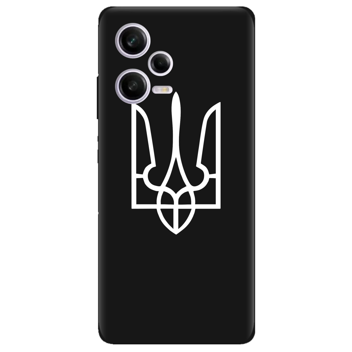 Чохол для Xiaomi Redmi Note 12 Pro 5G чорний матовий soft touch Gerb - фото 1 - Чохли для телефонів