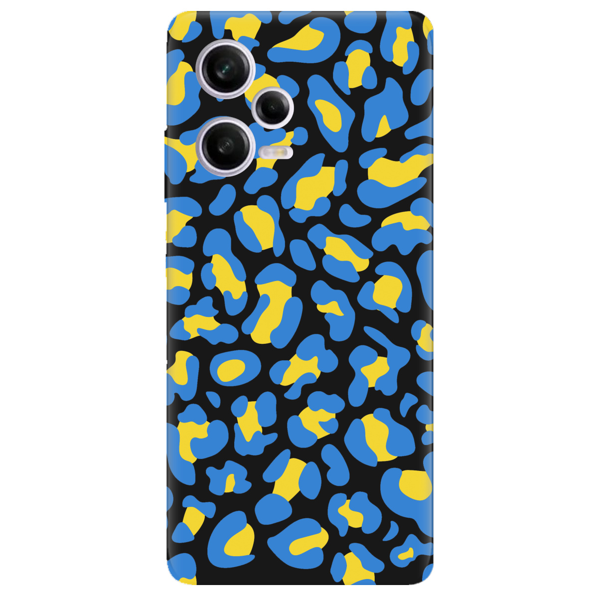 Чехол для Xiaomi Redmi Note 12 Pro 5G черный матовый soft touch LeopardUA - фото 1 - Чехлы для телефонов