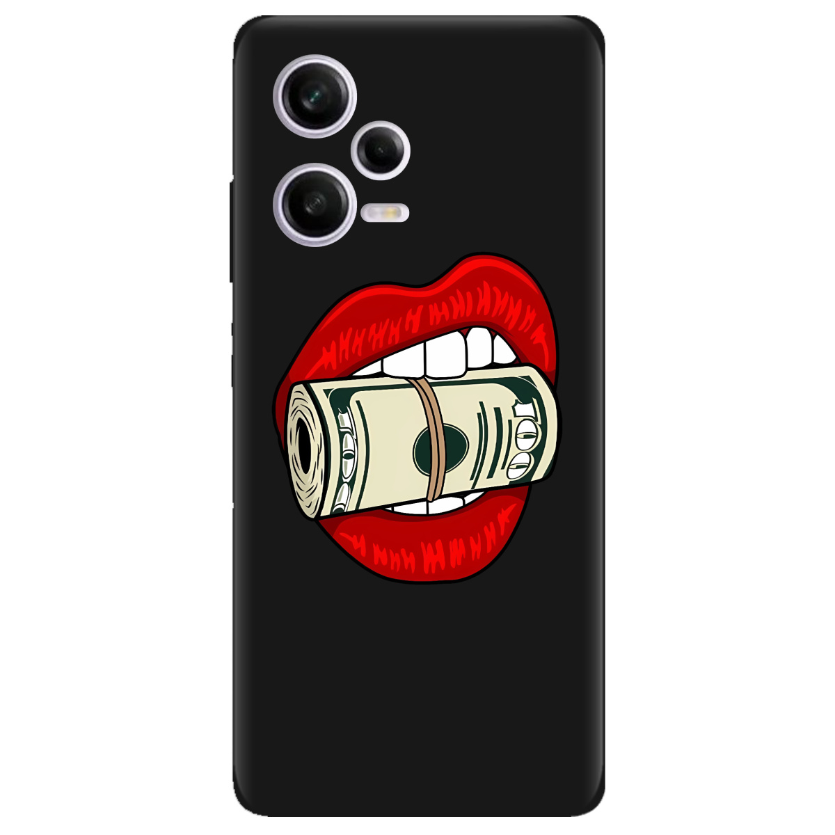 Чохол для Xiaomi Redmi Note 12 Pro 5G чорний матовий soft touch Secret - фото 1 - Чохли для телефонів