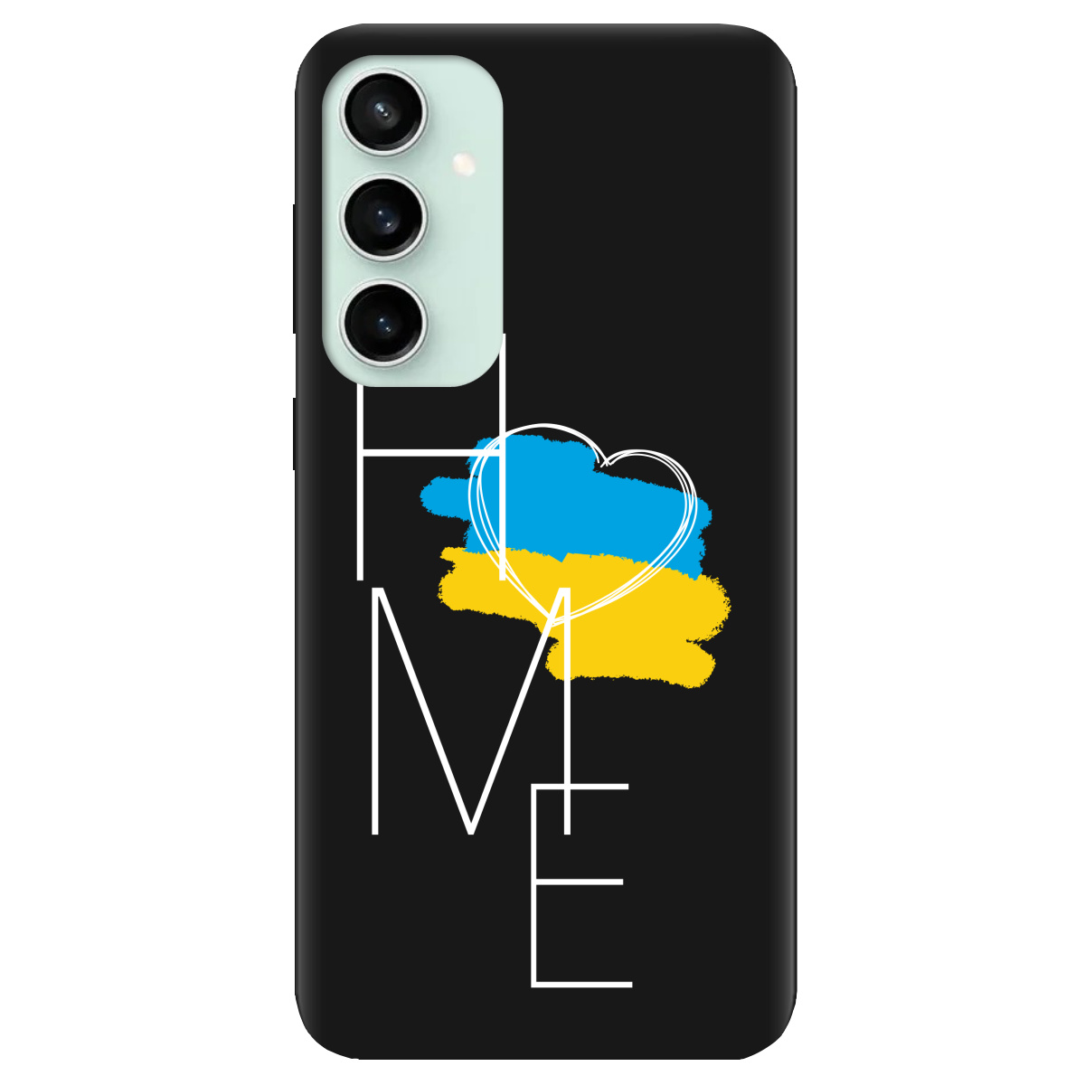 Чехол для Samsung Galaxy S23 FE черный матовый soft touch Дім - фото 1 - Чехлы для телефонов