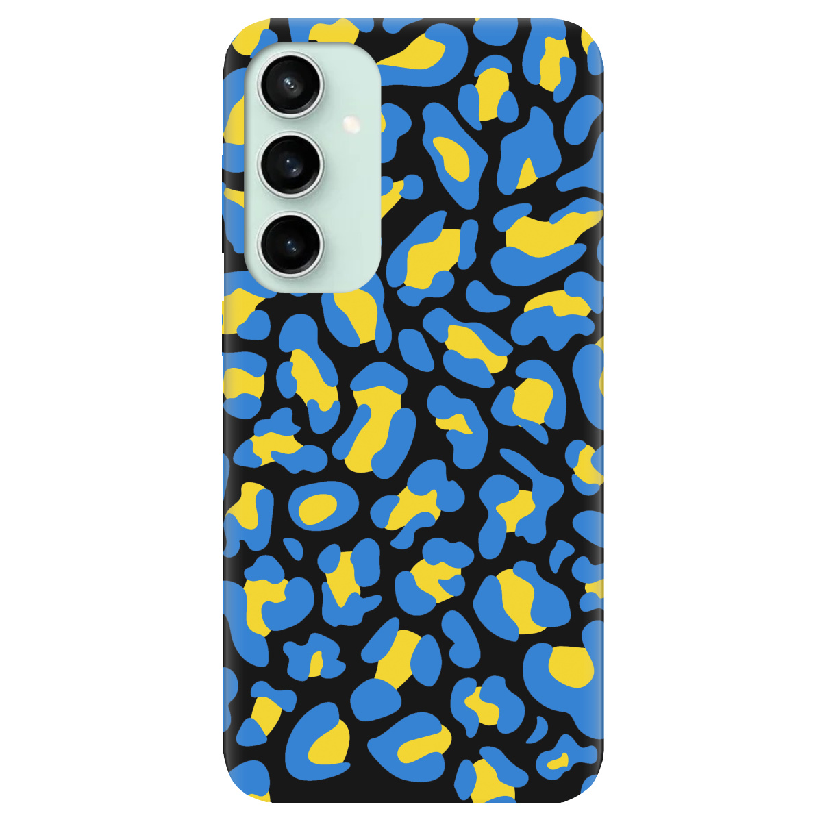 Чохол для Samsung Galaxy S23 FE чорний матовий soft touch LeopardUA - фото 1 - Чохли для телефонів