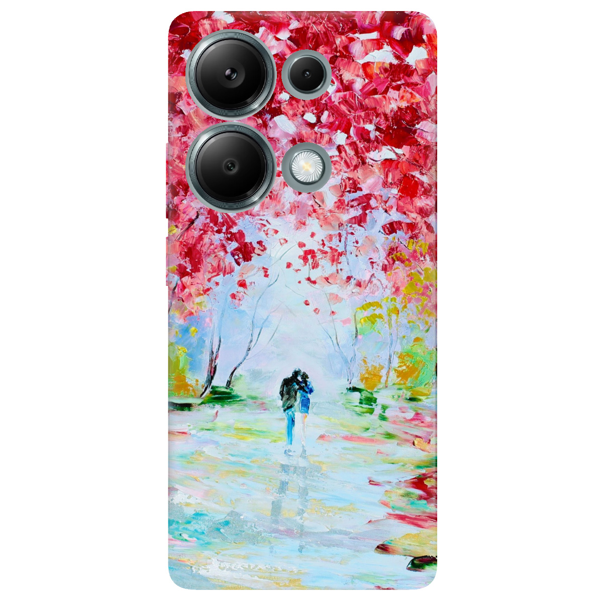 Чохол для Xiaomi Redmi Note 13 Pro 4G прозорий Paseo romántico - фото 1 - Чохли для телефонів