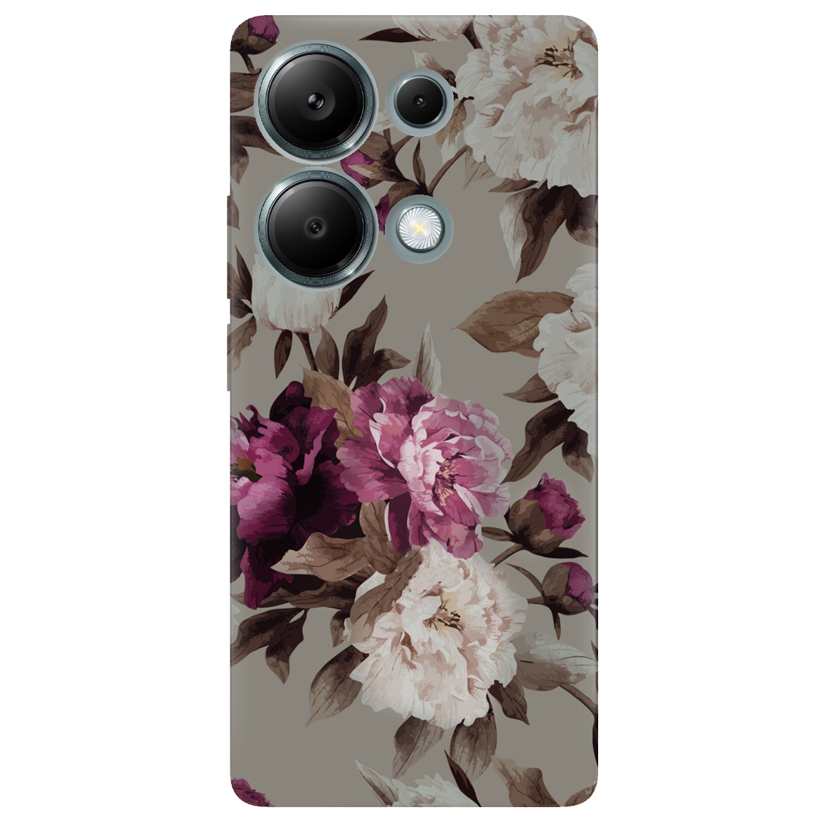 Чехол для Xiaomi Redmi Note 13 Pro 4G прозрачный Vintage - фото 1 - Чехлы для телефонов