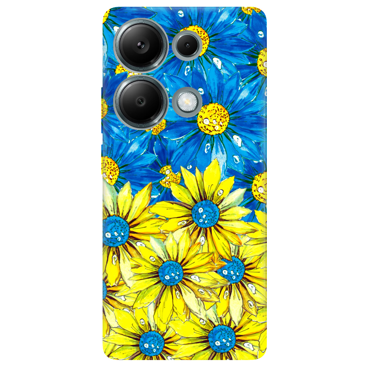 Чехол для Xiaomi Redmi Note 13 Pro 4G прозрачный Kvitka - фото 1 - Чехлы для телефонов