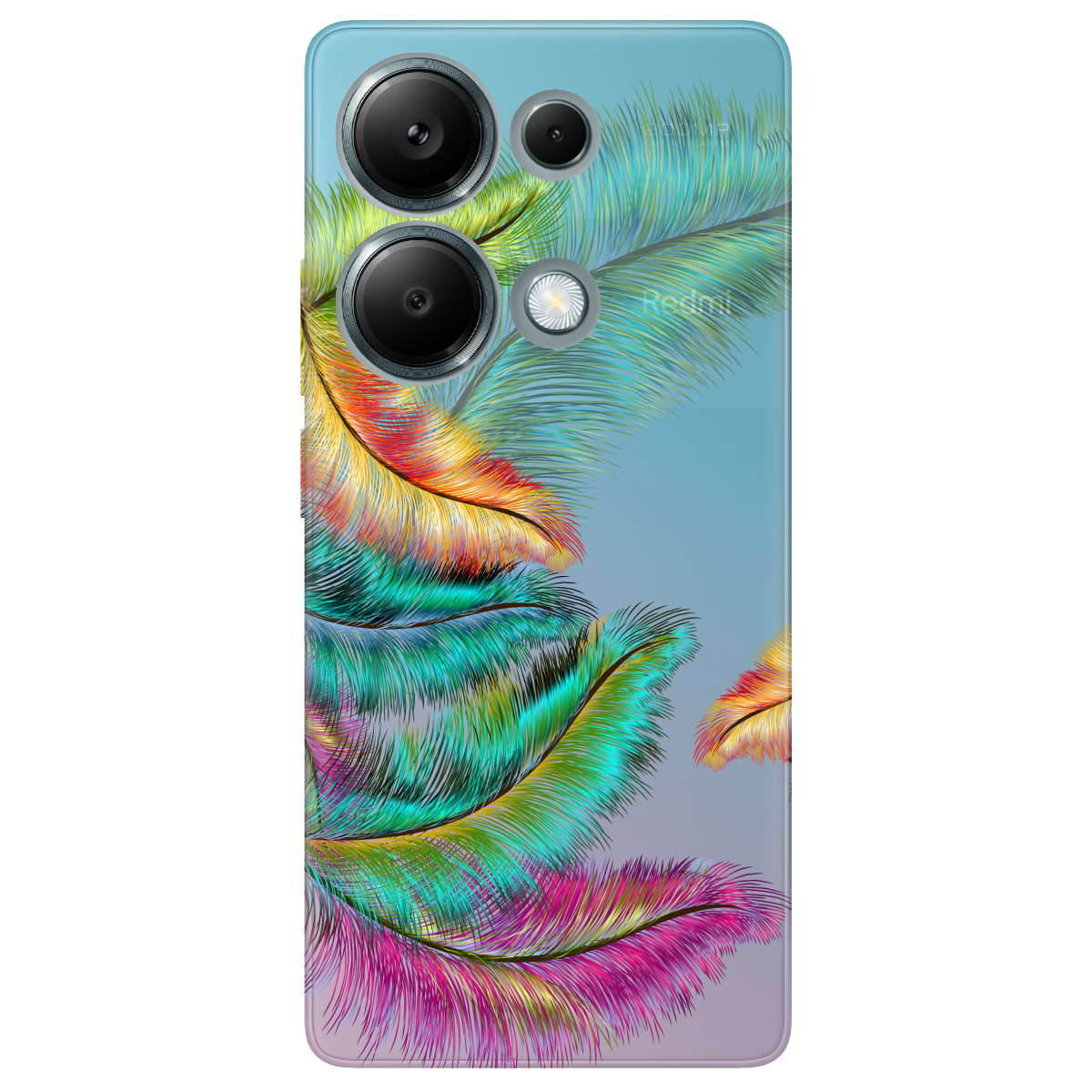 Чехол для Xiaomi Redmi Note 13 Pro 4G прозрачный Fluff - фото 1 - Чехлы для телефонов