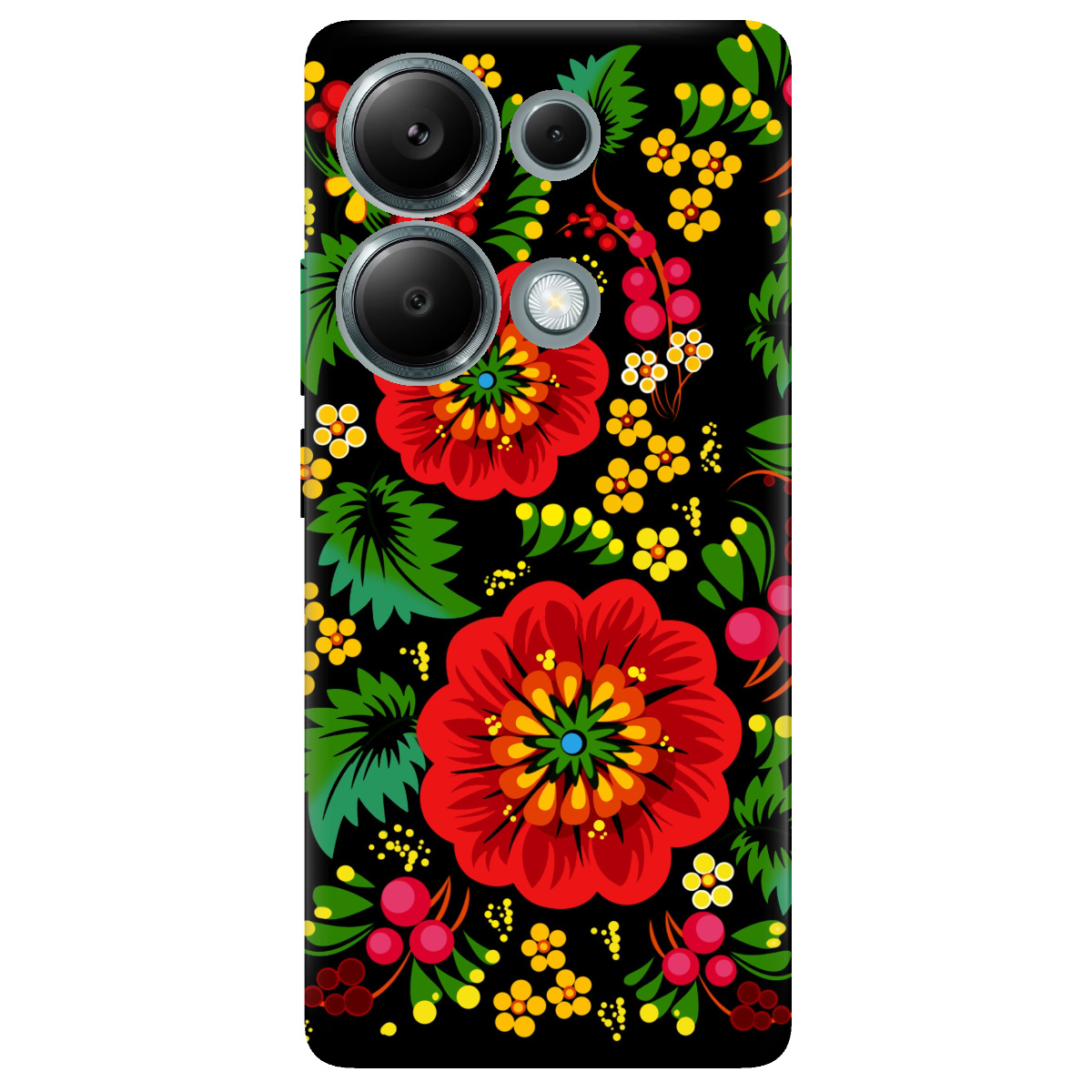 Чохол для Xiaomi Redmi Note 13 Pro 4G прозорий Ukrainian art - фото 1 - Чохли для телефонів