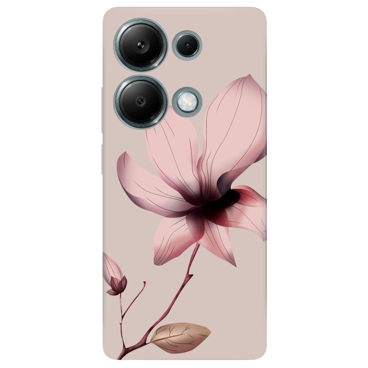 Чехол для Xiaomi Redmi Note 13 Pro 4G прозрачный Blossom - фото 1 - Чехлы для телефонов