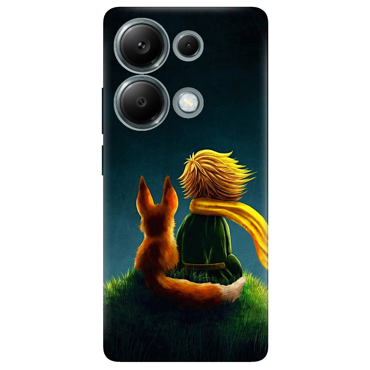 Чехол для Xiaomi Redmi Note 13 Pro 4G прозрачный Moonlight - фото 1 - Чехлы для телефонов