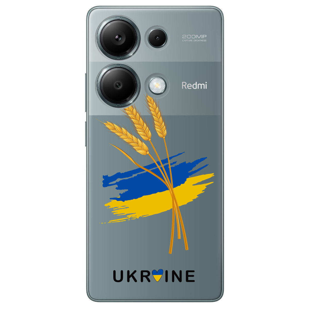 Чехол для Xiaomi Redmi Note 13 Pro 4G прозрачный Spikelets - фото 1 - Чехлы для телефонов