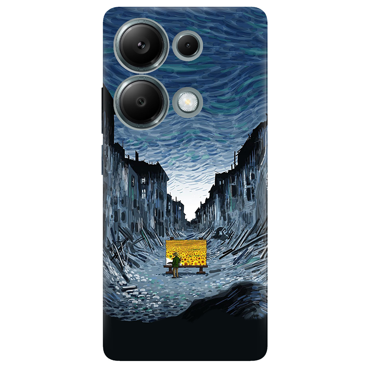 Чехол для Xiaomi Redmi Note 13 Pro 4G прозрачный Life - фото 1 - Чехлы для телефонов