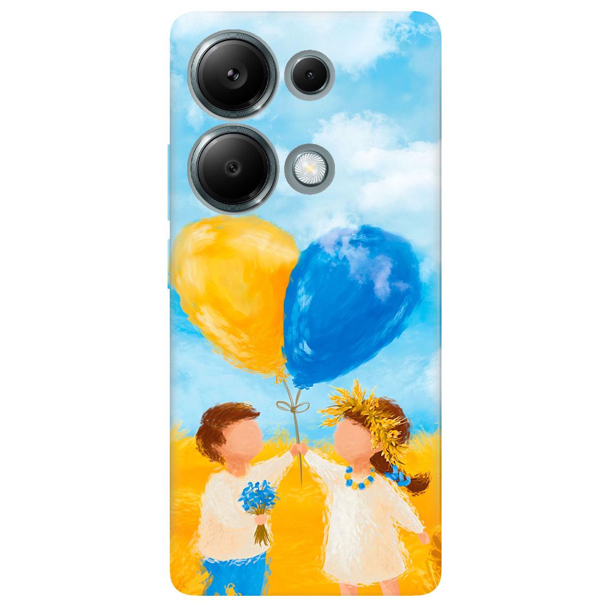 Чехол для Xiaomi Redmi Note 13 Pro 4G прозрачный Ранкова тиша - фото 1 - Чехлы для телефонов