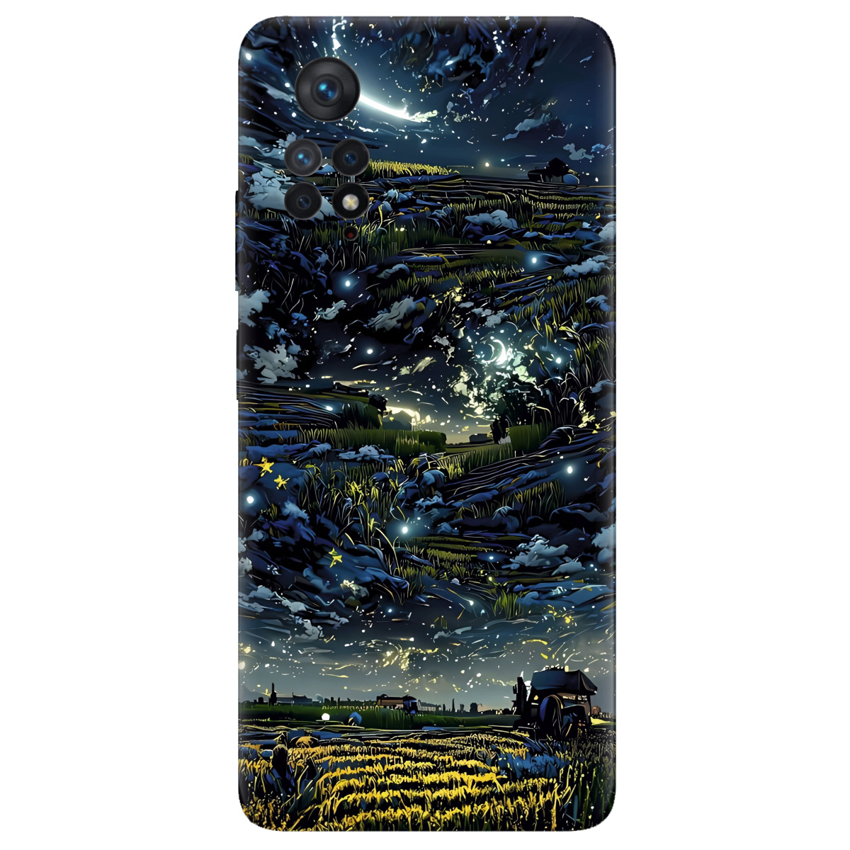 Чехол для Xiaomi Redmi Note 11 Pro прозрачный Зоряне небо - фото 1 - Чехлы для телефонов