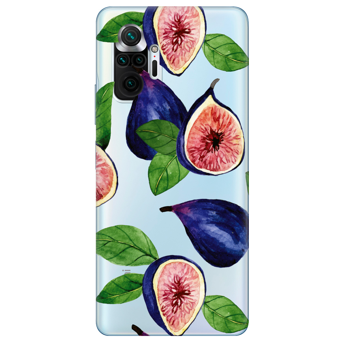 Чехол для Xiaomi Redmi Note 10 Pro прозрачный Figs - фото 1 - Чехлы для телефонов