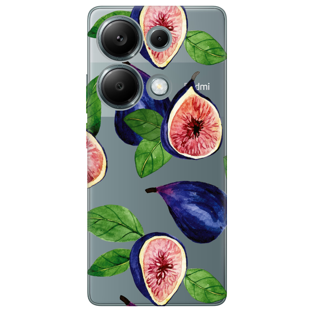 Чехол для Xiaomi Redmi Note 13 Pro 4G прозрачный Figs - фото 1 - Чехлы для телефонов