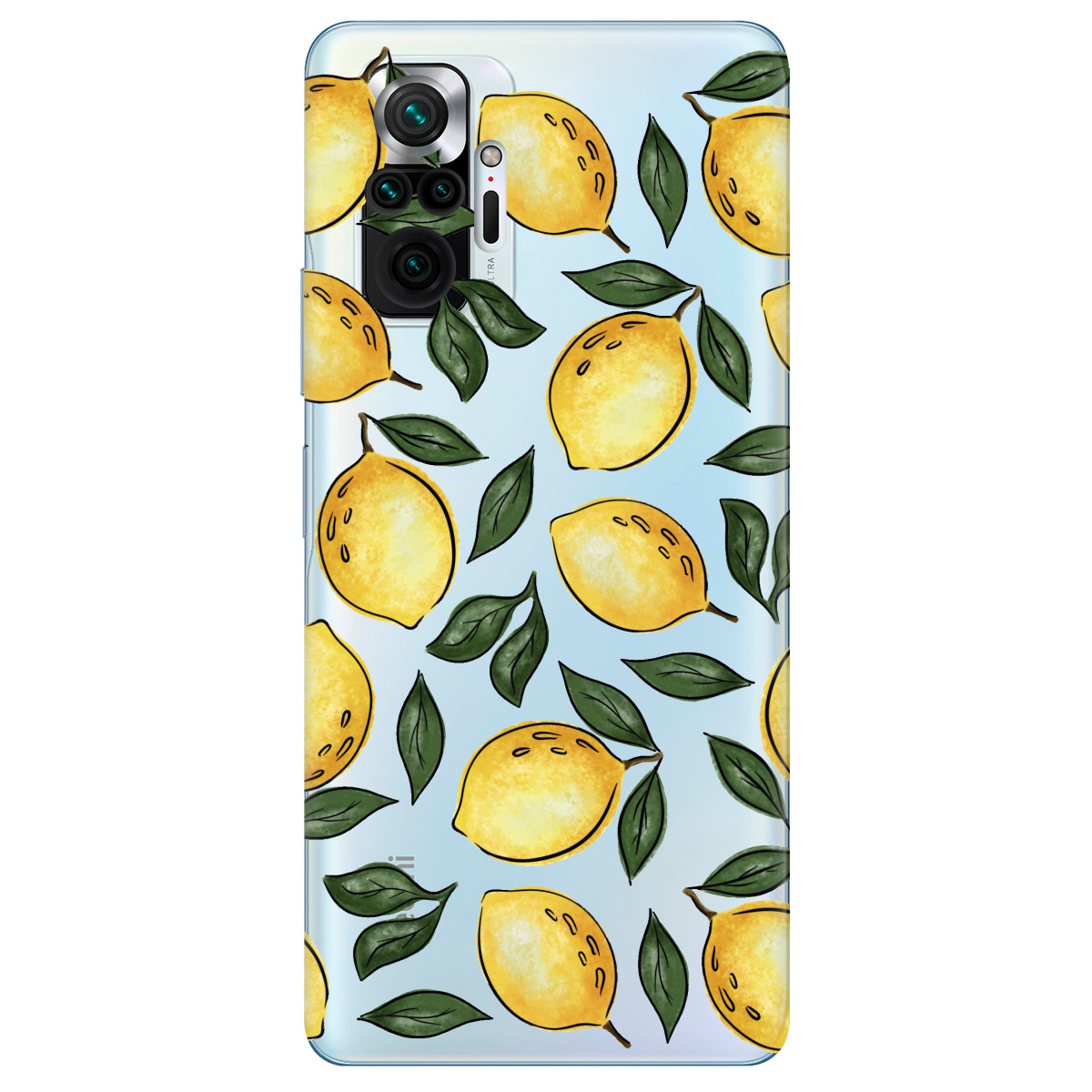 Чехол для Xiaomi Redmi Note 10 Pro прозрачный Limoncello - фото 1 - Чехлы для телефонов