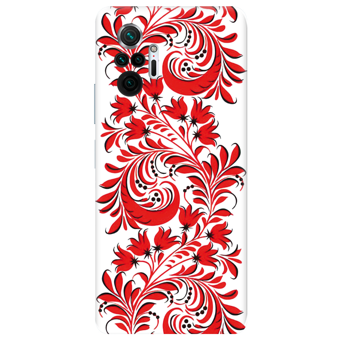 Чехол для Xiaomi Redmi Note 10 Pro прозрачный Love Ukraine ornament - фото 1 - Чехлы для телефонов