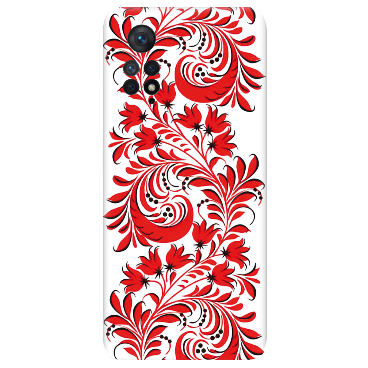 Чохол для Xiaomi Redmi Note 11 Pro прозорий Love Ukraine ornament - фото 1 - Чохли для телефонів