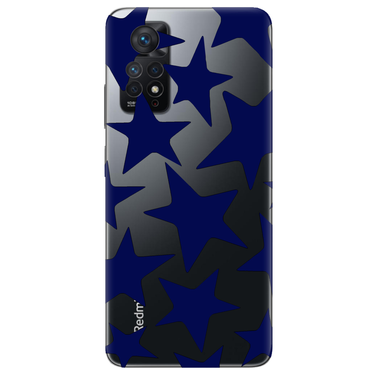 Чохол для Xiaomi Redmi Note 11 Pro прозорий Blue Star - фото 1 - Чохли для телефонів