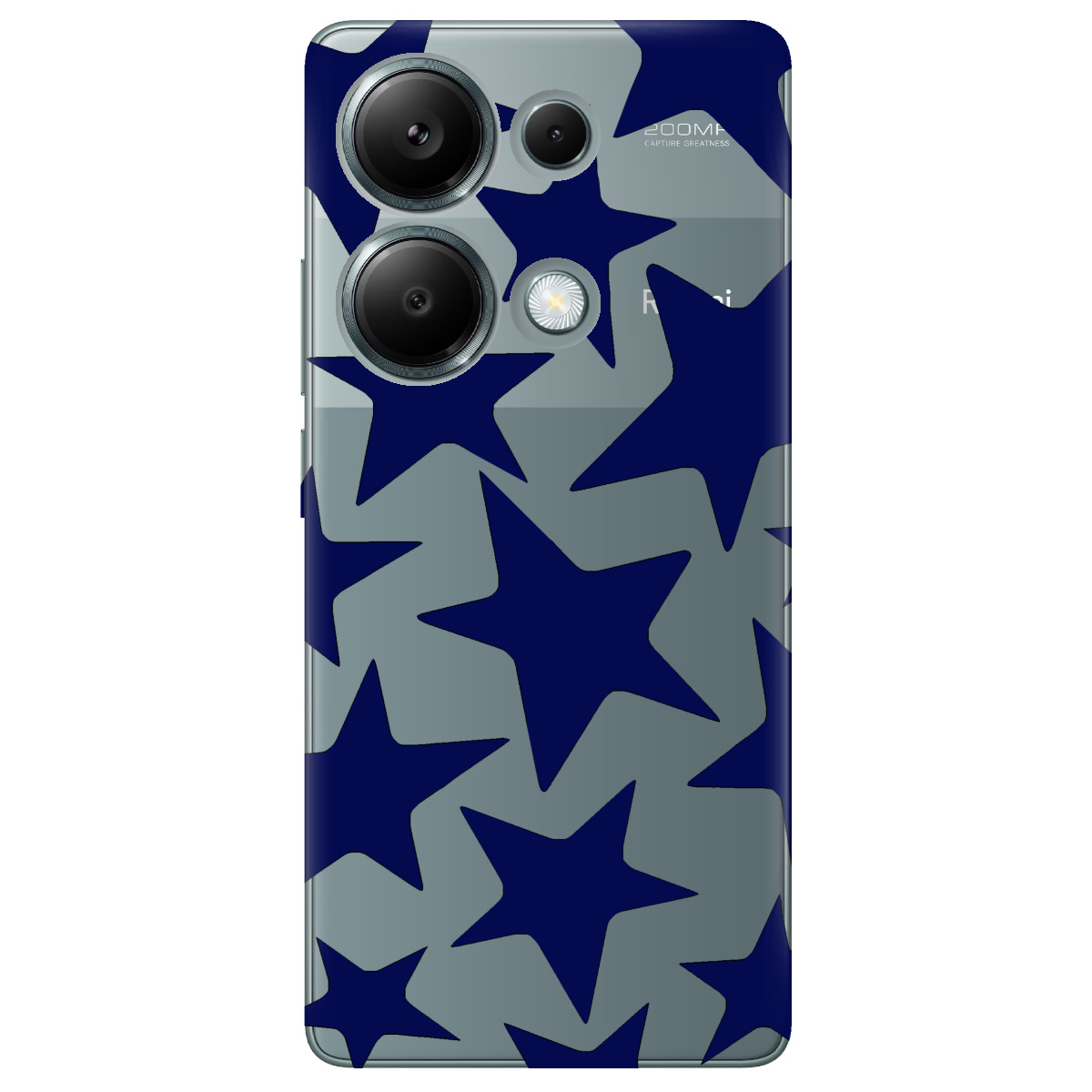 Чохол для Xiaomi Redmi Note 13 Pro 4G прозорий Blue Star - фото 1 - Чохли для телефонів