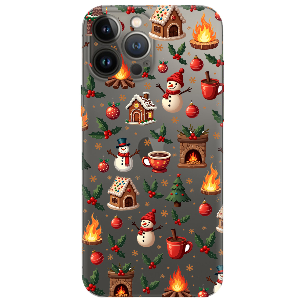 Чохол для Apple iPhone 13 Pro прозорий Festive Glow - фото 1 - Чохли для телефонів