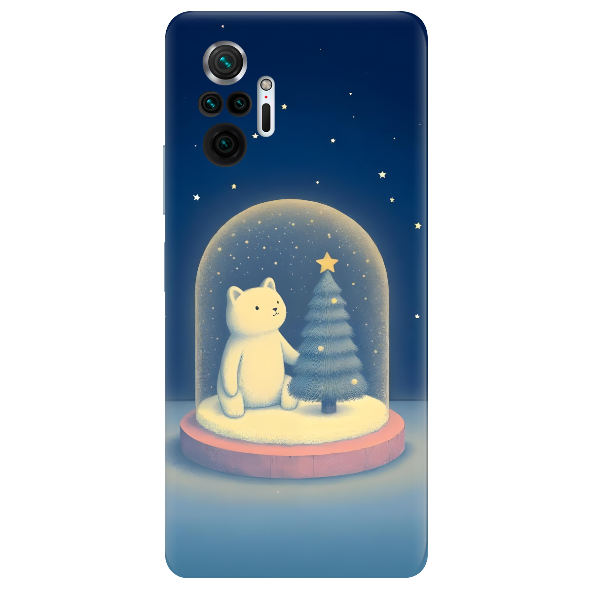 Чехол для Xiaomi Redmi Note 10 Pro прозрачный Cozy Winter - фото 1 - Чехлы для телефонов