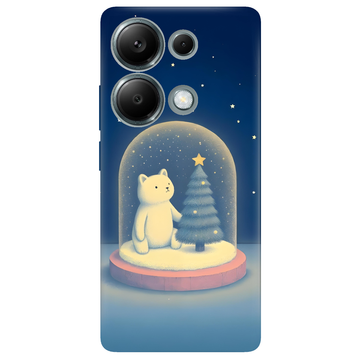 Чехол для Xiaomi Redmi Note 13 Pro 4G прозрачный Cozy Winter - фото 1 - Чехлы для телефонов